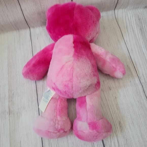 Build A Bear BAB TOADally Pink Tie Dye Spring 16" Frog HTF - Picture 4 of 7
